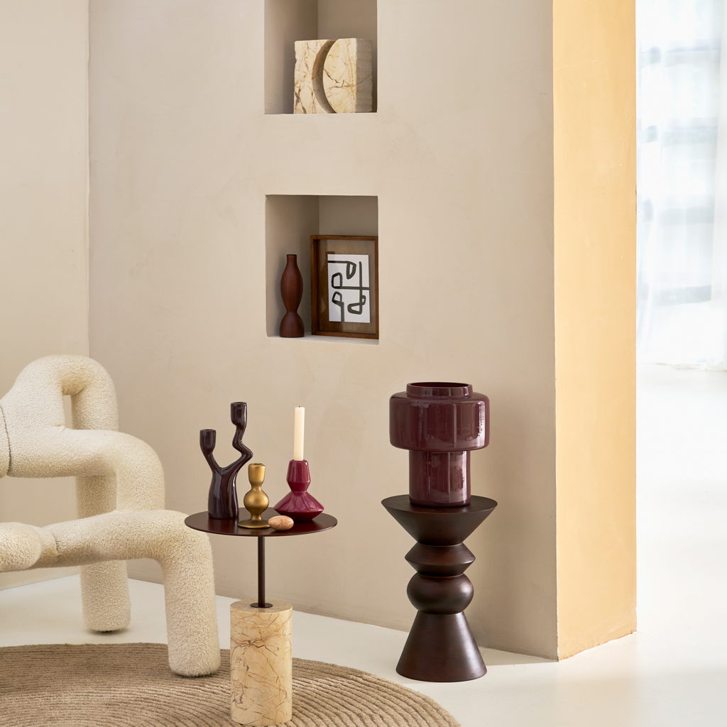 Side table Luova, Walnut