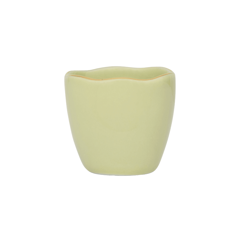 Good Morning egg cup Pale Green, Set of 2, in gift pack - Urban Nature Culture