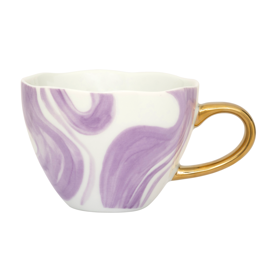 Good Morning Kopje Cappuccino / Tea Ø11 cm - Emerald Violet