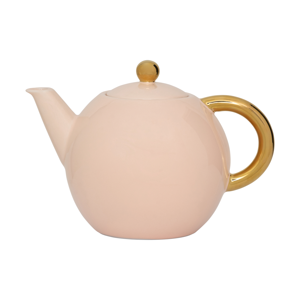 Good Morning tea pot Old Pink