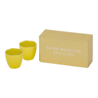 Coquetier Good Morning Limelight, lot de 2, en coffret cadeau