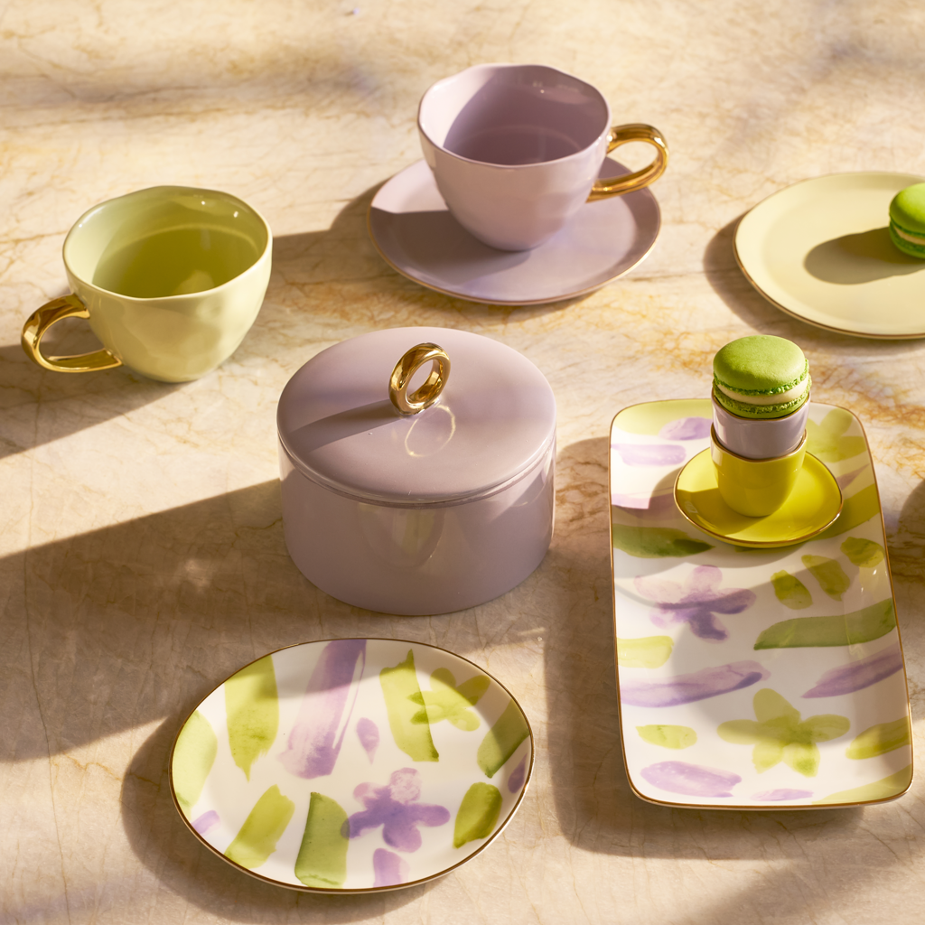 Good Morning egg cup Limelight, set of 2, in gift pack