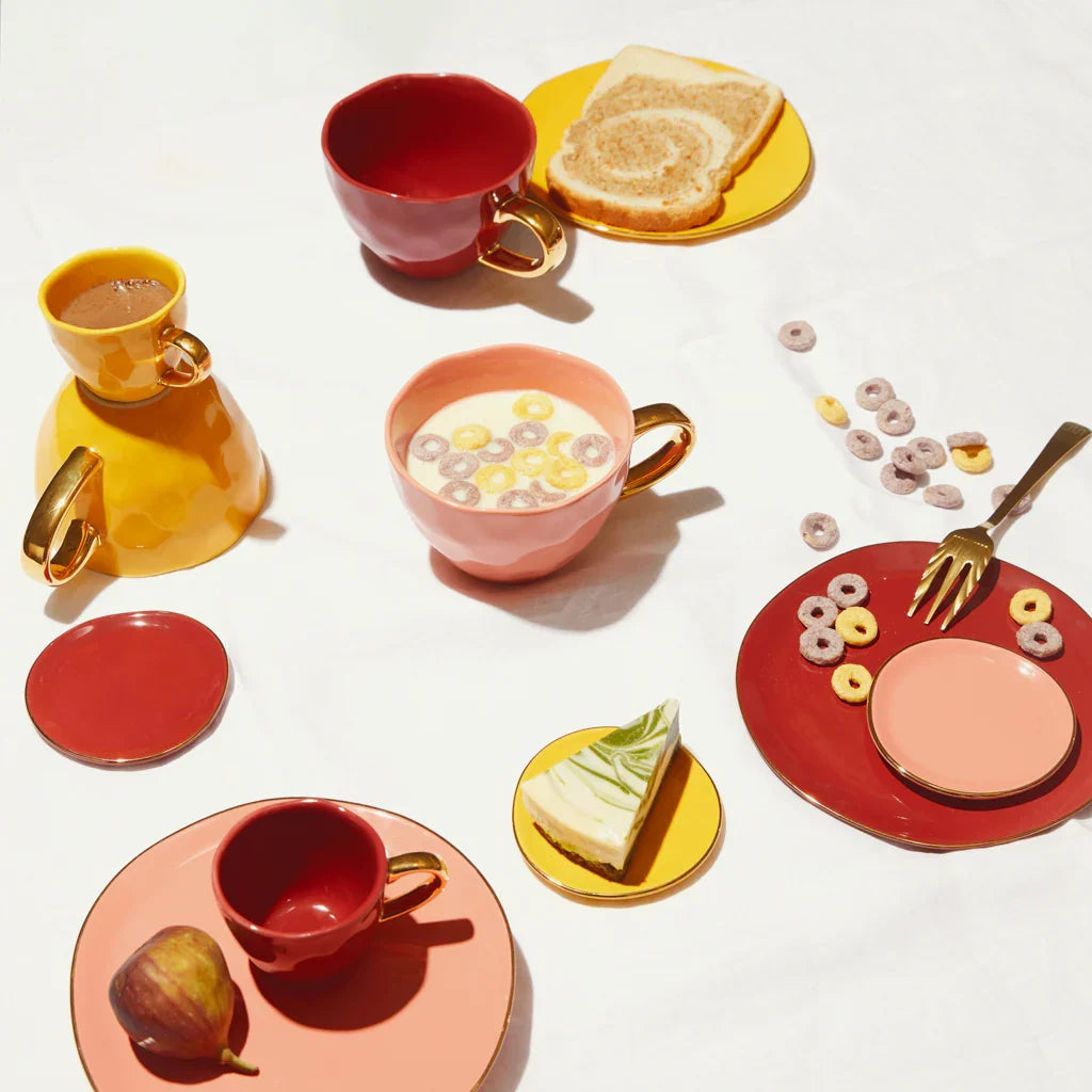 Good Morning plate Ø17 cm - Burnt Coral - Urban Nature Culture