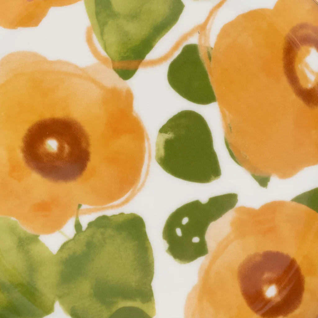 Good Morning plate Ø17 cm - Floral Art Caramel - Urban Nature Culture