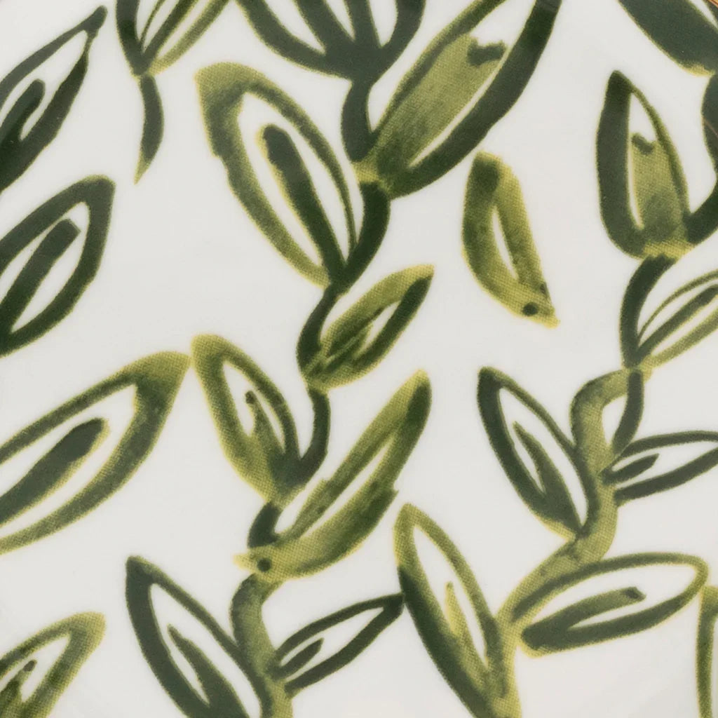 Good Morning plate Leaves Evergreen Sprig - Ø17 cm - Urban Nature Culture