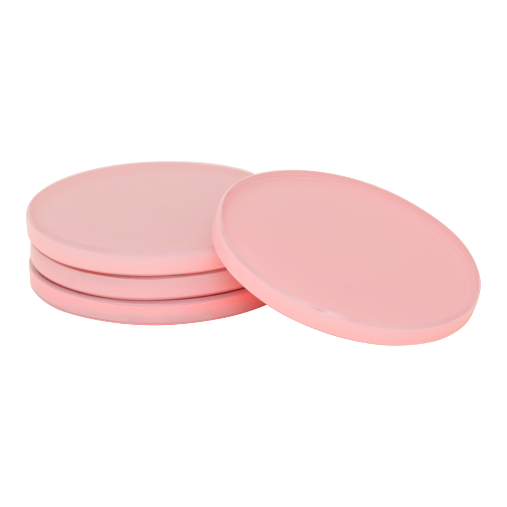 Glass coaster, set of 4, in gift pack