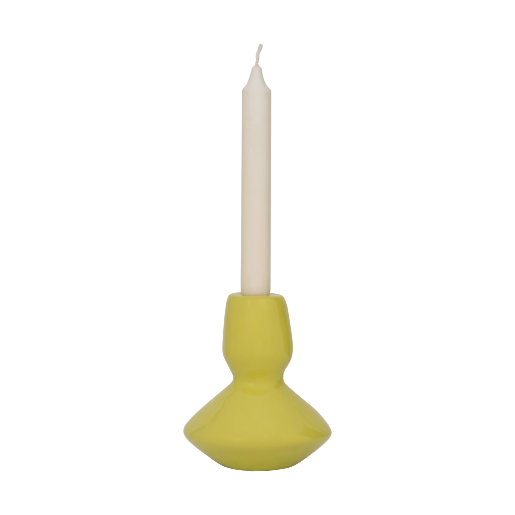 LINDA. x UNC candle holder Logan Warm olive