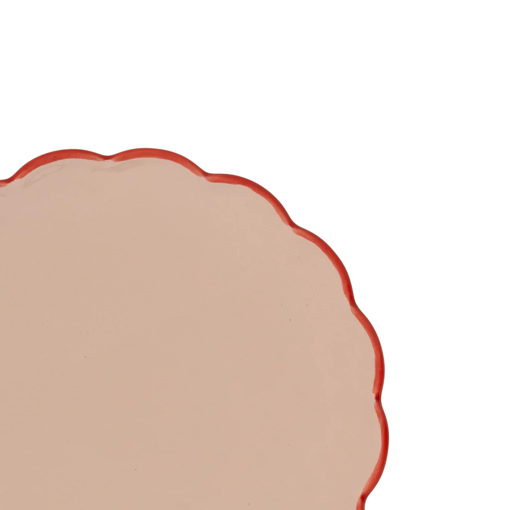 Good Morning plate Sculpted, Old Pink - Urban Nature Culture