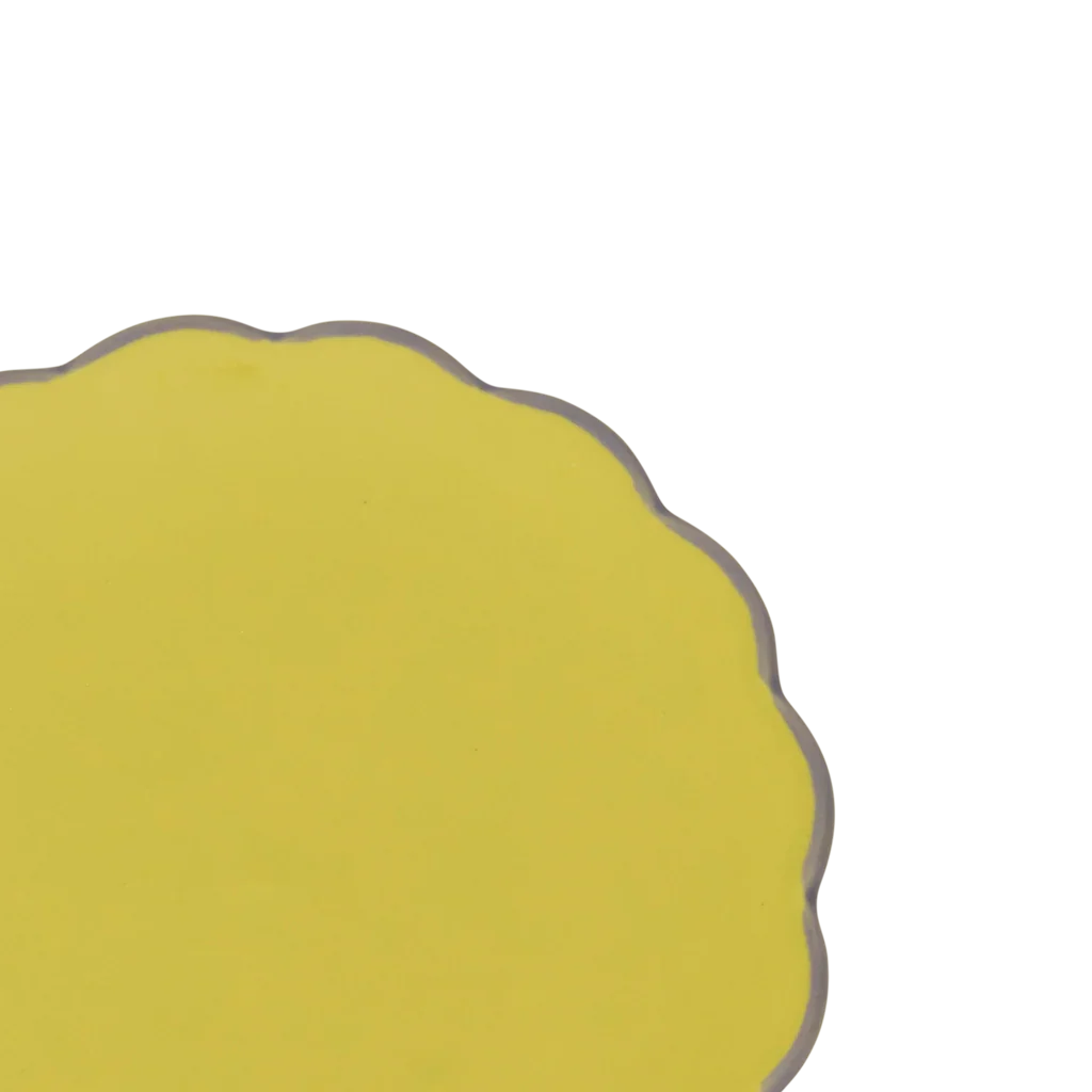 Good Morning plate Sculpted, Limelight - Urban Nature Culture