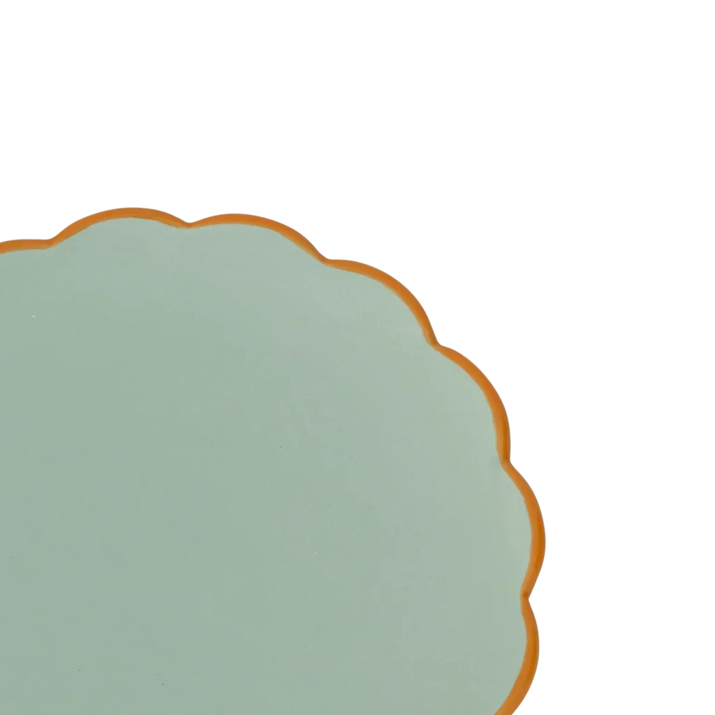 Good Morning plate Sculpted, Celadon - Urban Nature Culture