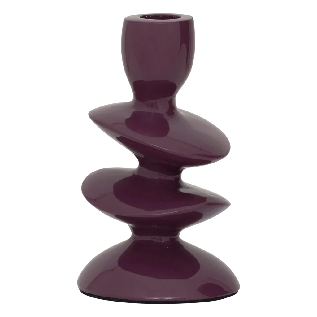 Candle holder Tove, Prune - Urban Nature Culture