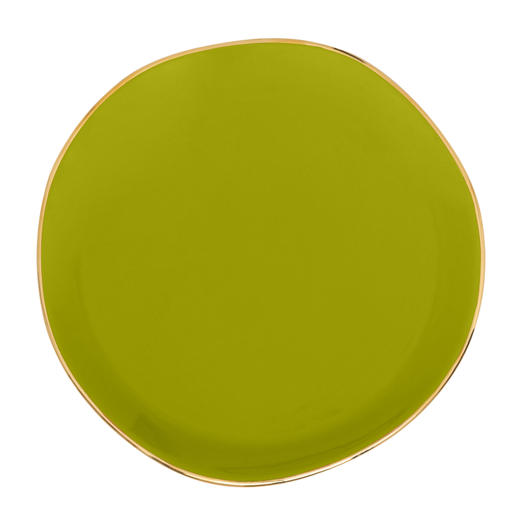 Good Morning plate Split pea, Ø17 cm