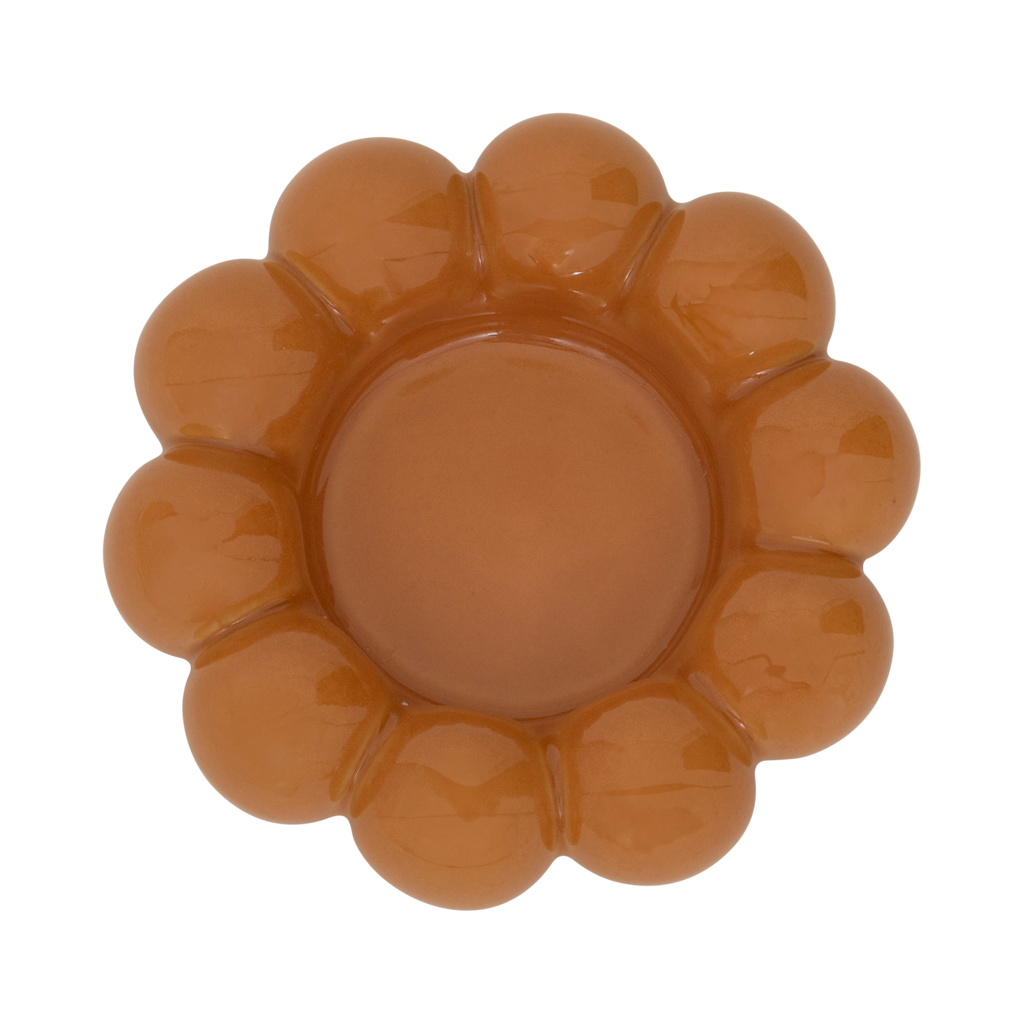 Candle holder Talon, Golden orange