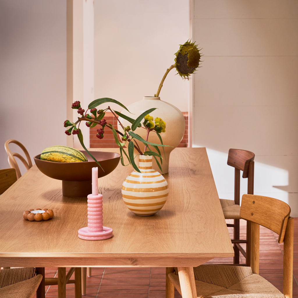 Candle holder Kabelo, Mellow rose