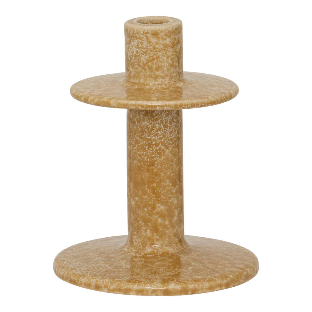 Candle holder Aiden, Golden brown