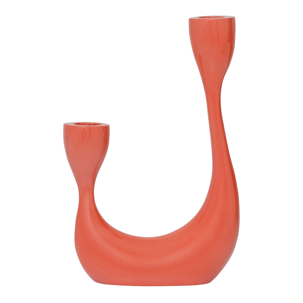 Candle holder Palesa, Nectarine