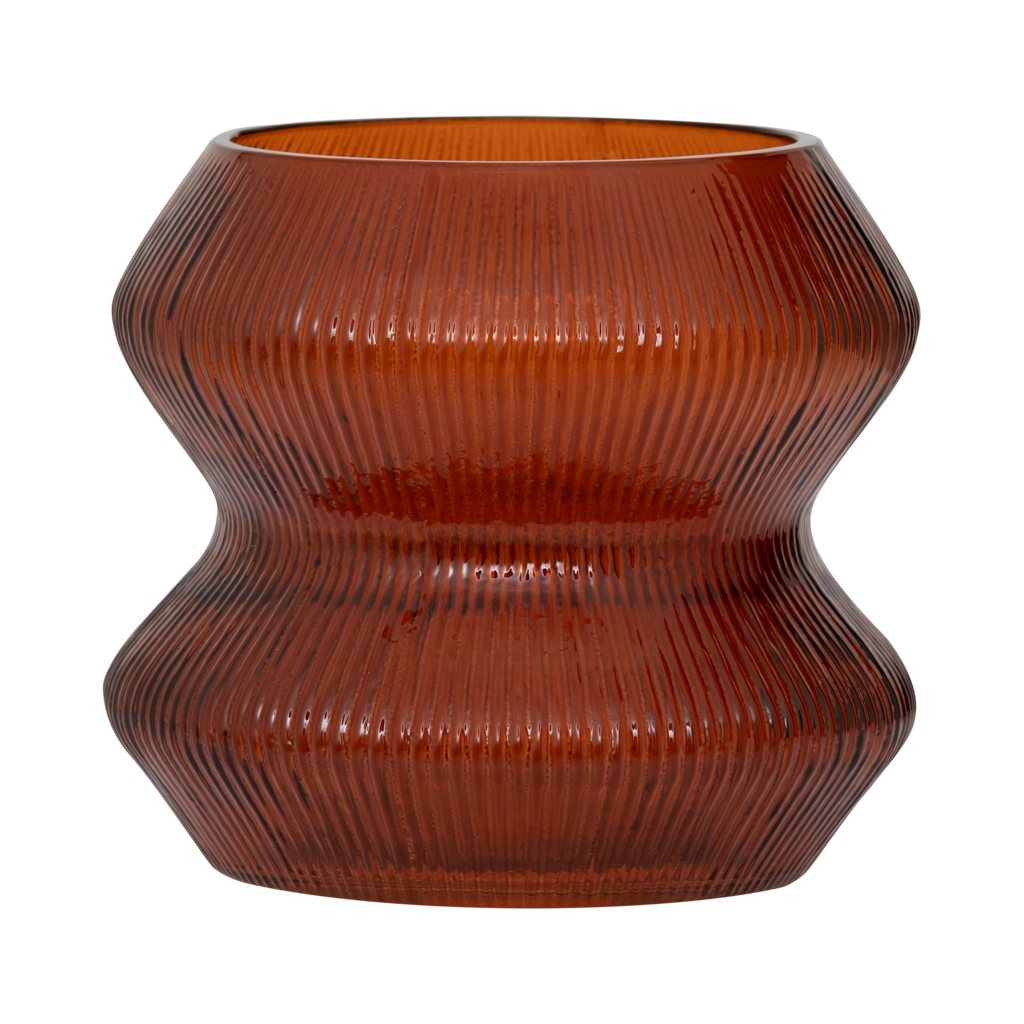 XL tealight holder Skye, Deep orange