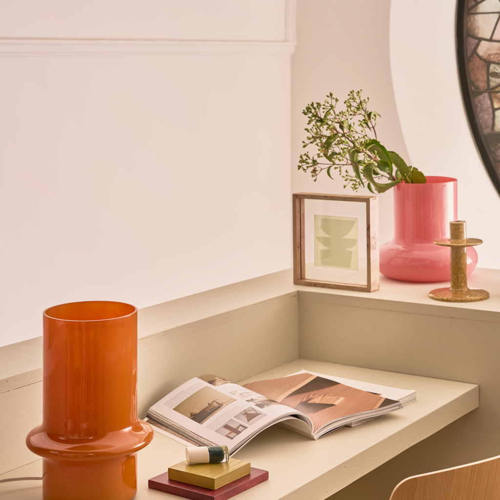 Table lamp Shai, Sea foam