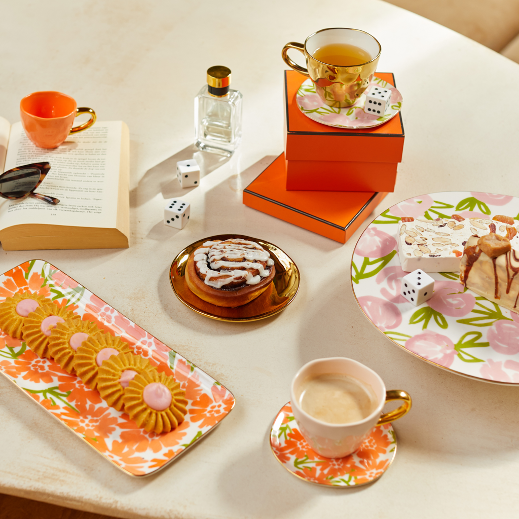 Good Morning cake plate Palesa Carrot