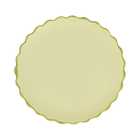 Assiette Good Morning sculptée Ø13,5 cm - Vert pâle