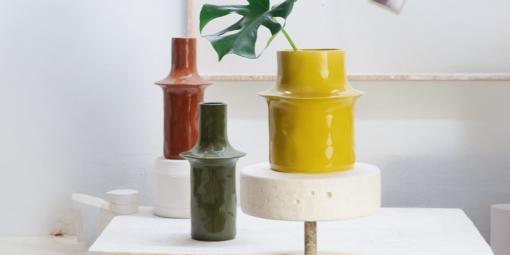 Kalin and Elin anniversary vases