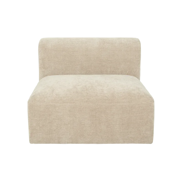Modular seater Tao, almond milk - 90 * 100 * 74cm - Urban Nature Culture