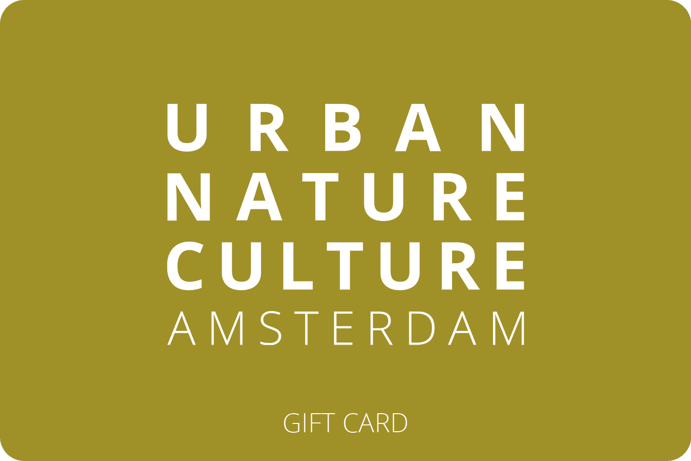 Online Gift Card - Urban Nature Culture