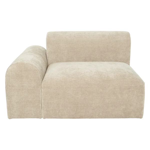Modular seater Tao AL, almond milk - 120 * 100 * 74cm - Urban Nature Culture