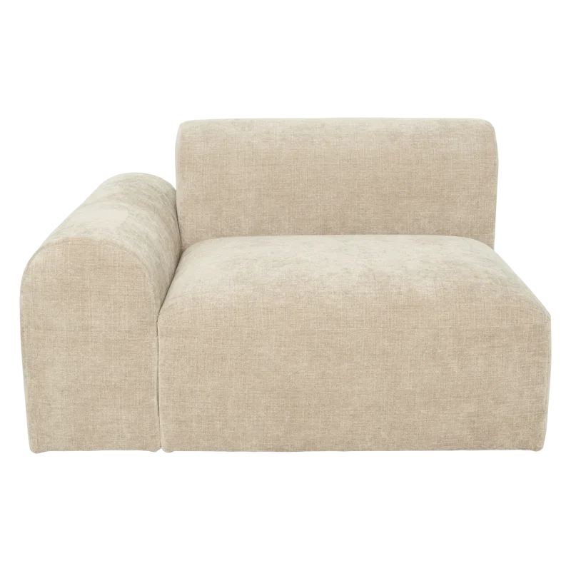 Modular seater Tao AL, almond milk - 120 * 100 * 74cm - Urban Nature Culture