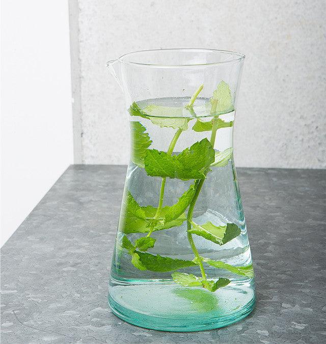 Recycled Handmade Glass - Carafe (900 ml) - Urban Nature Culture