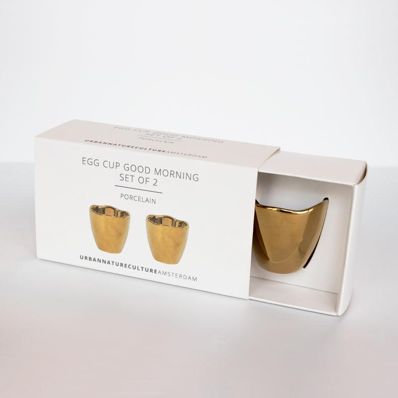 Good Morning egg cup , Set of 2, in gift pack - Urban Nature Culture - Urban Nature Culture