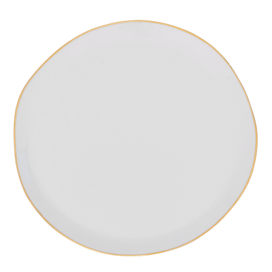 Good Morning Breakfast Plate, White - Urban Nature Culture