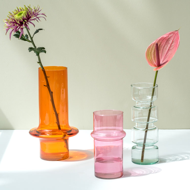 Vase recyled glass paprika - Urban Nature Culture