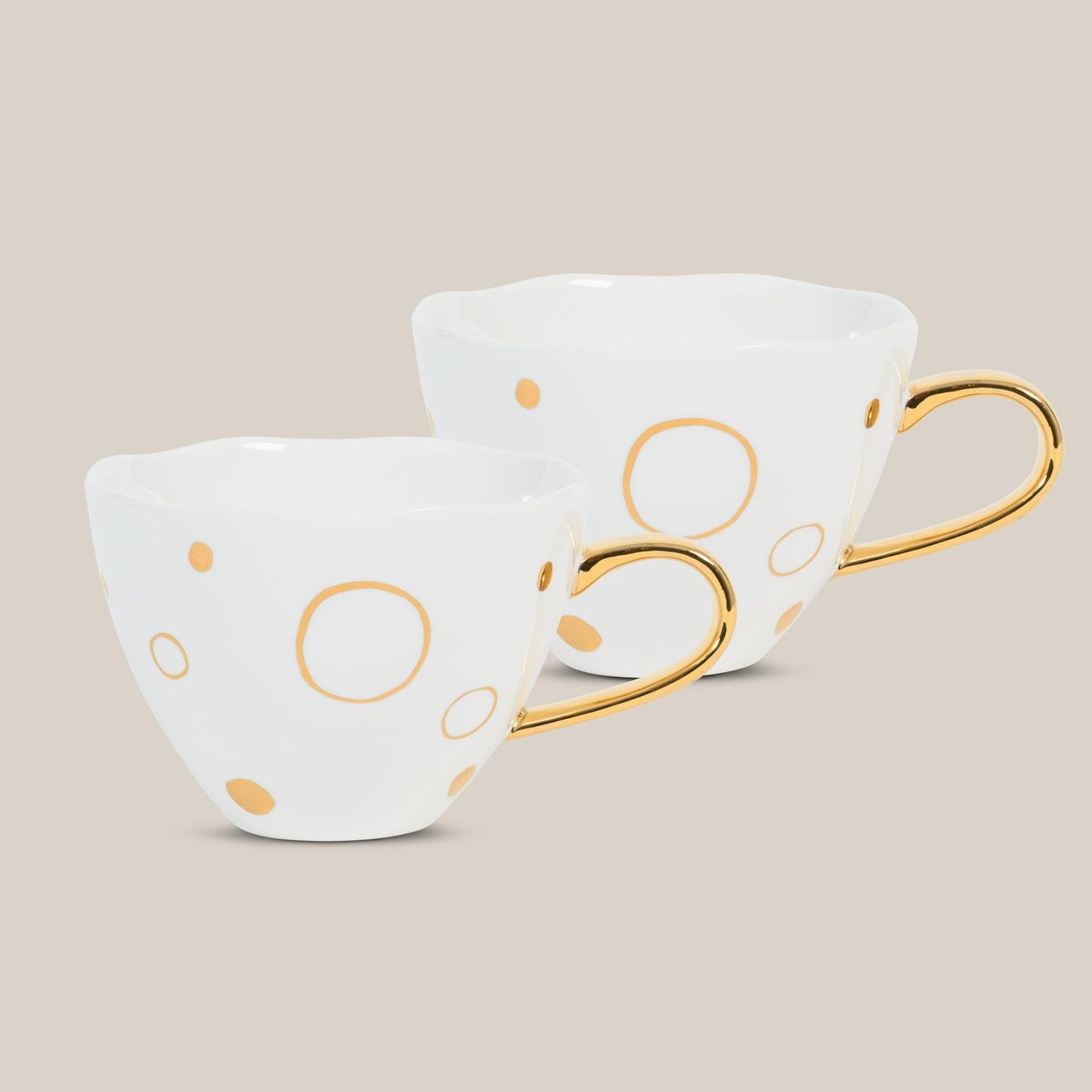 Good Morning Cup Special Edition Circle Gold s/2 in gift pack - Urban Nature Culture
