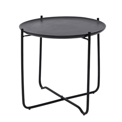 Coffee table with serving tray Fez, shizu black small - Urban Nature Culture