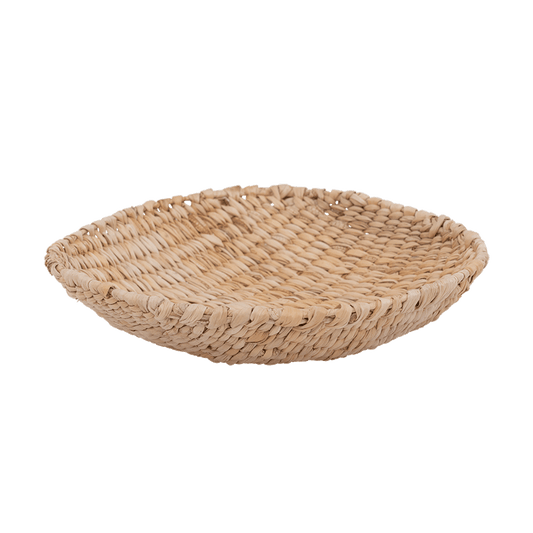 Large woven basket made of banana leafs