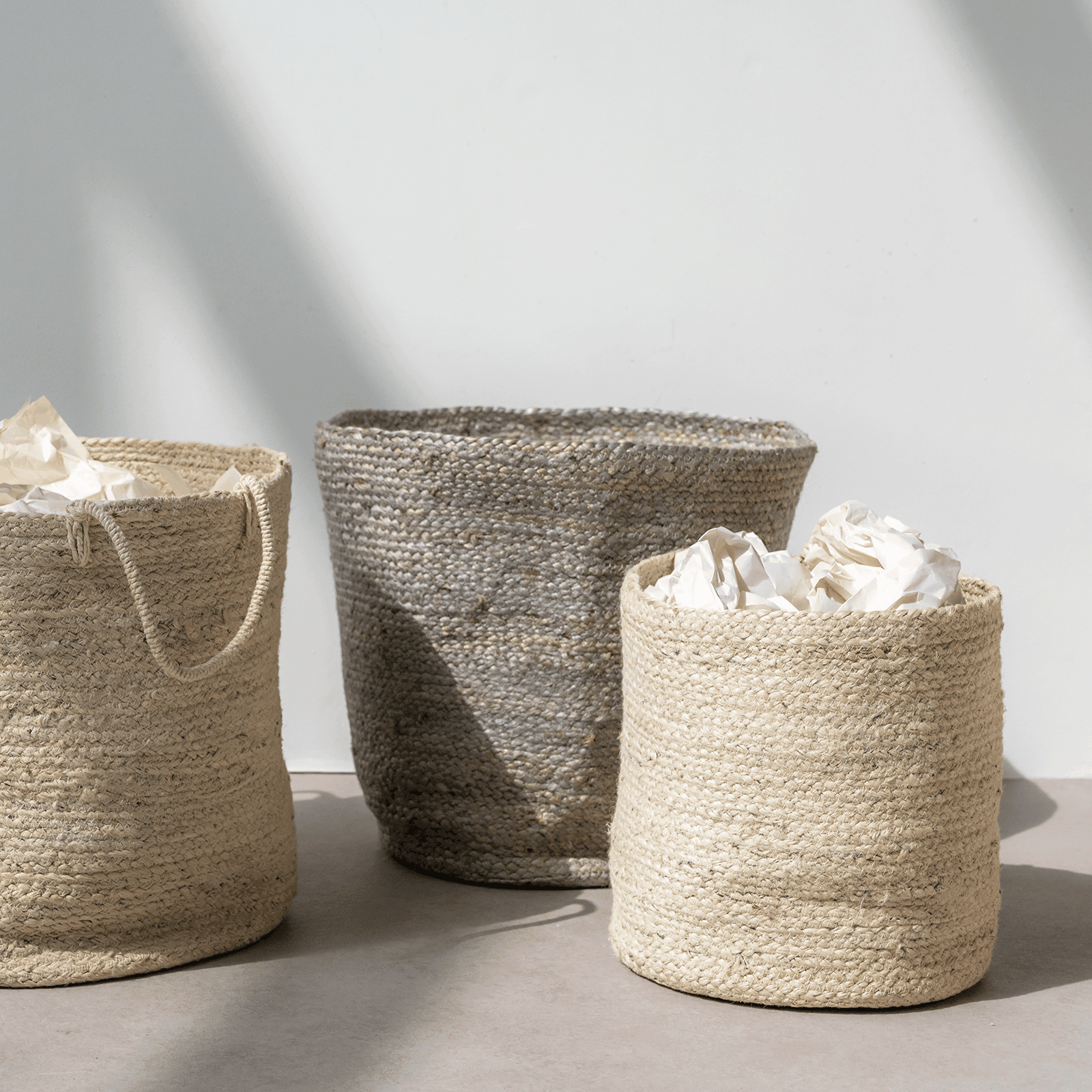 Storage basket jute, blond - Urban Nature Culture