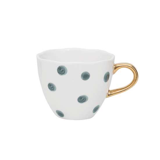 Good Morning Cup Mini Small Dots, blue green - Urban Nature Culture