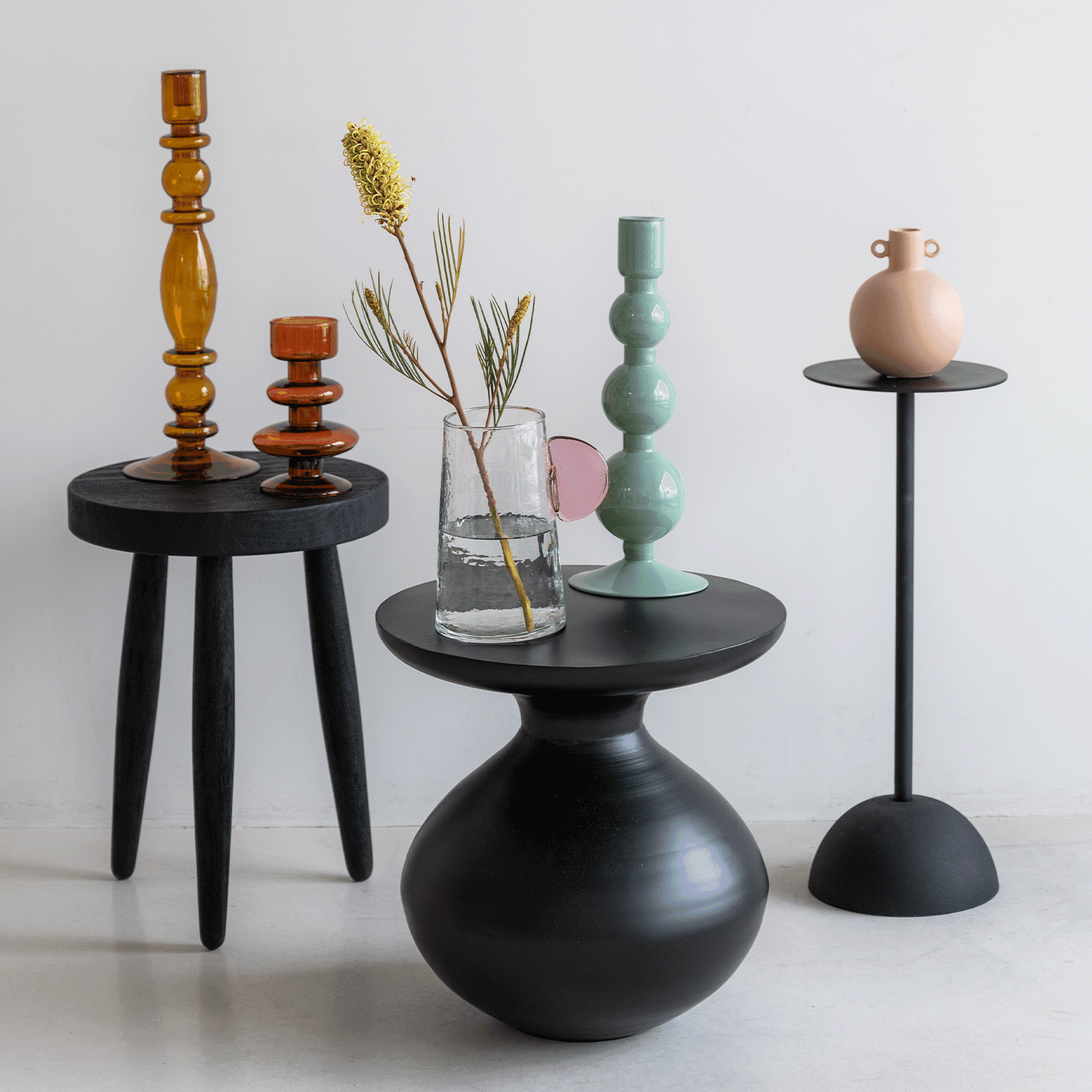 Side Table S, Black - Urban Nature Culture