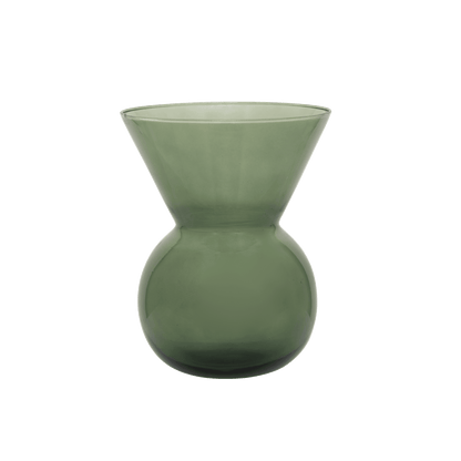 Vase Recycled Glass By Mieke cuppen S, Duck Green - Urban Nature Culture