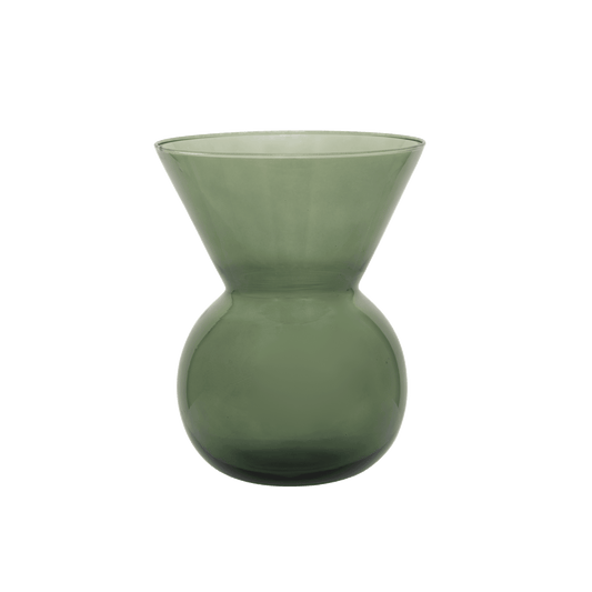 Vase Recycled Glass By Mieke Cuppen S, Duck Green - Urban Nature Culture