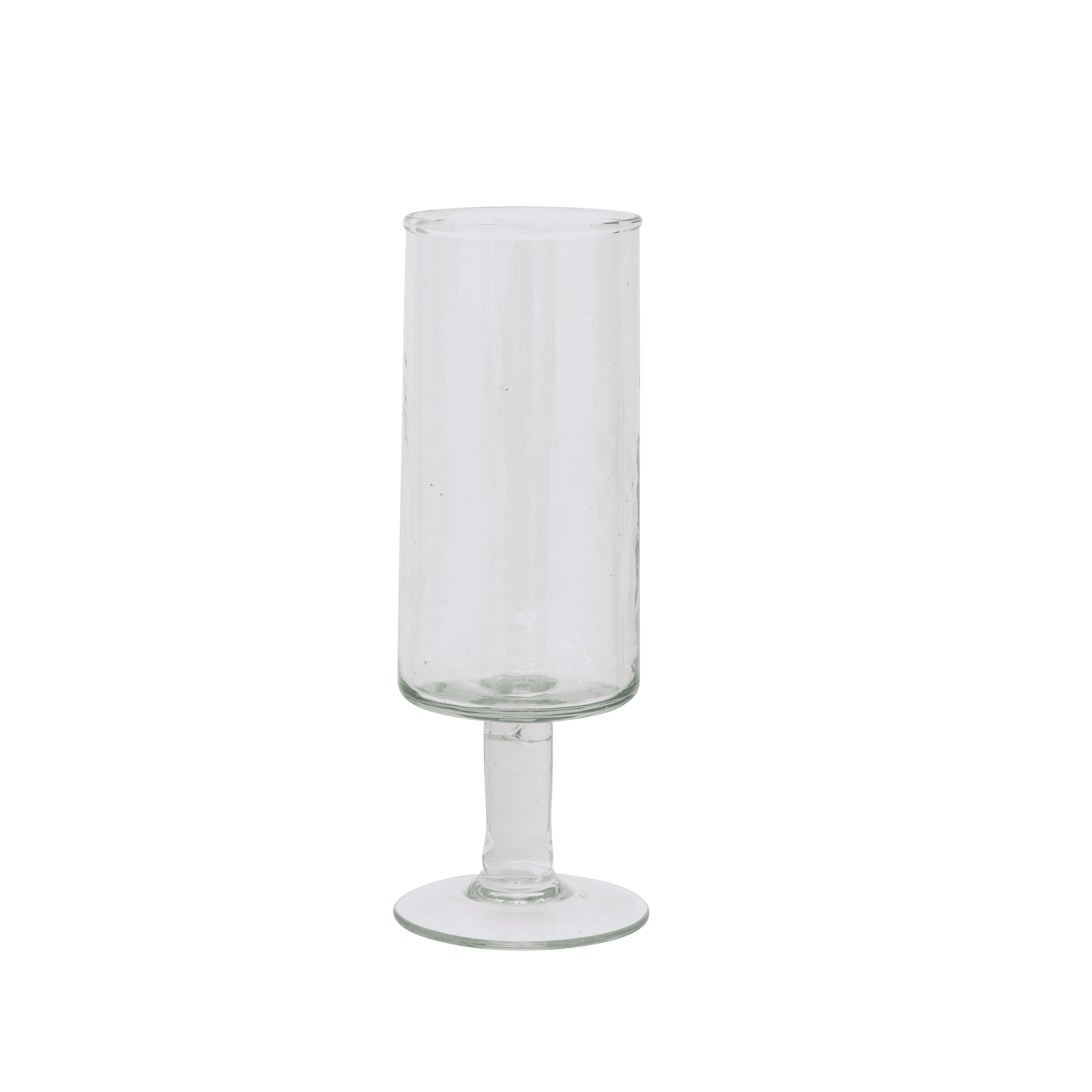 Champagne glass hammered transparent - Urban Nature Culture