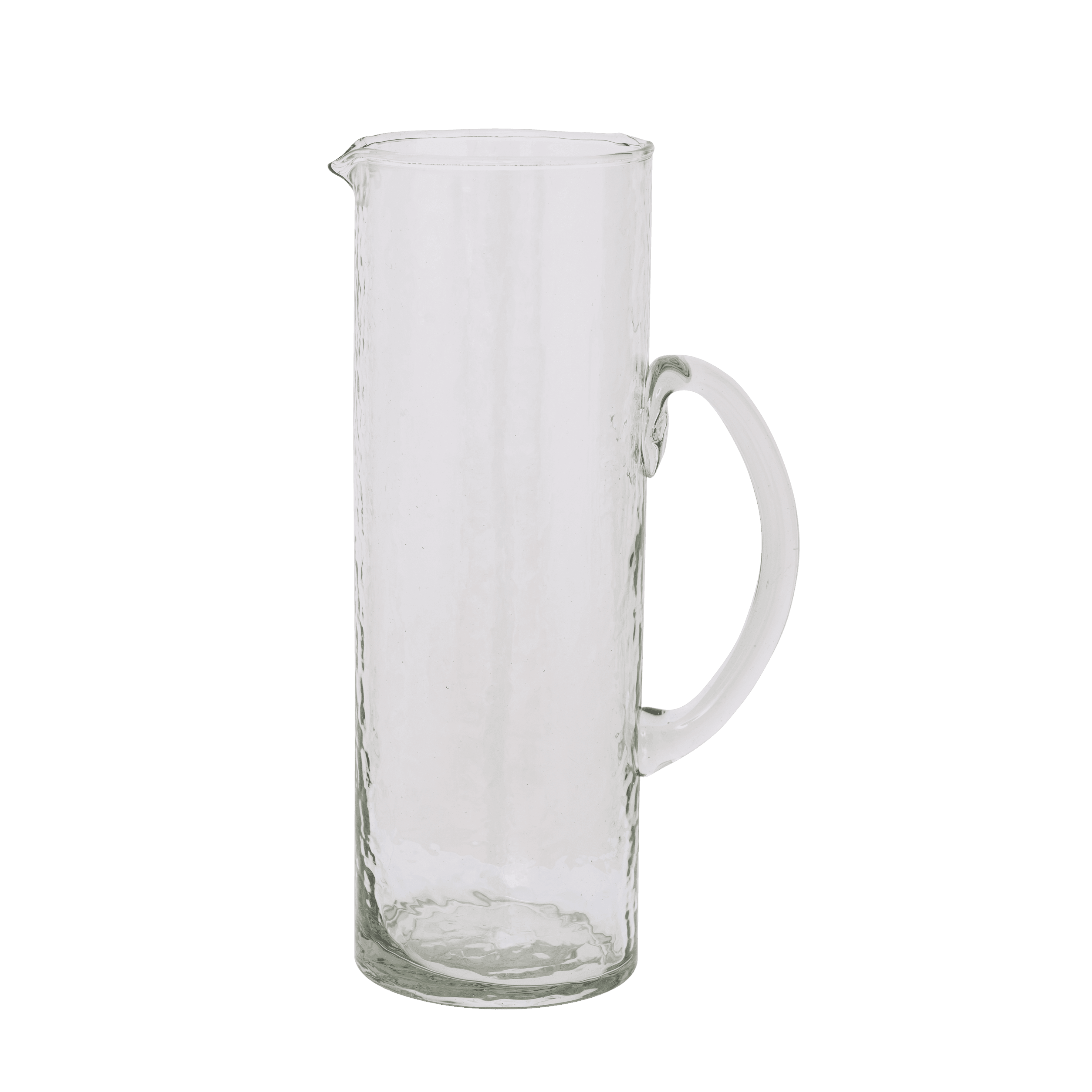 Jug hammered transparent - Urban Nature Culture