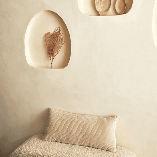 Cushion Quilted Botan turtledove - Urban Nature Culture